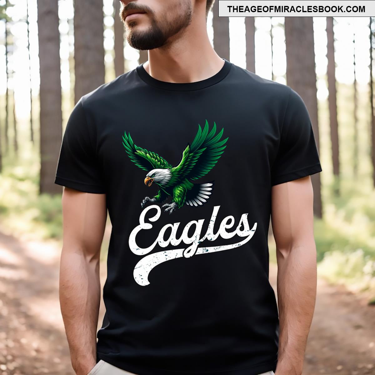 Vintage Eagle Lovers Men Eagle T-shirt