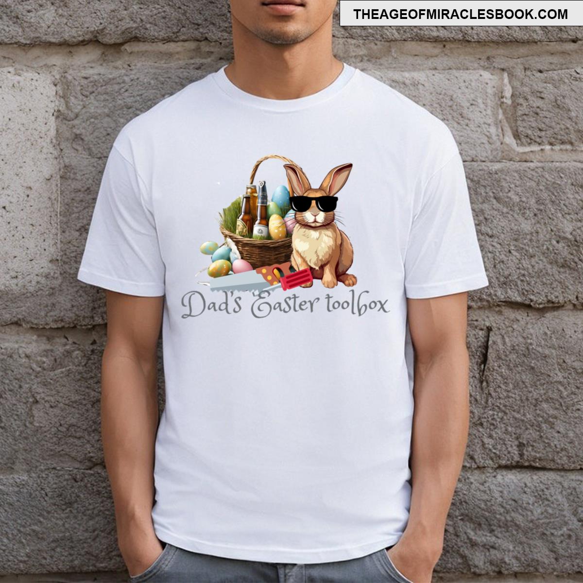 Dad’s Easter Toolbox Sticker And Accessories T-shirt