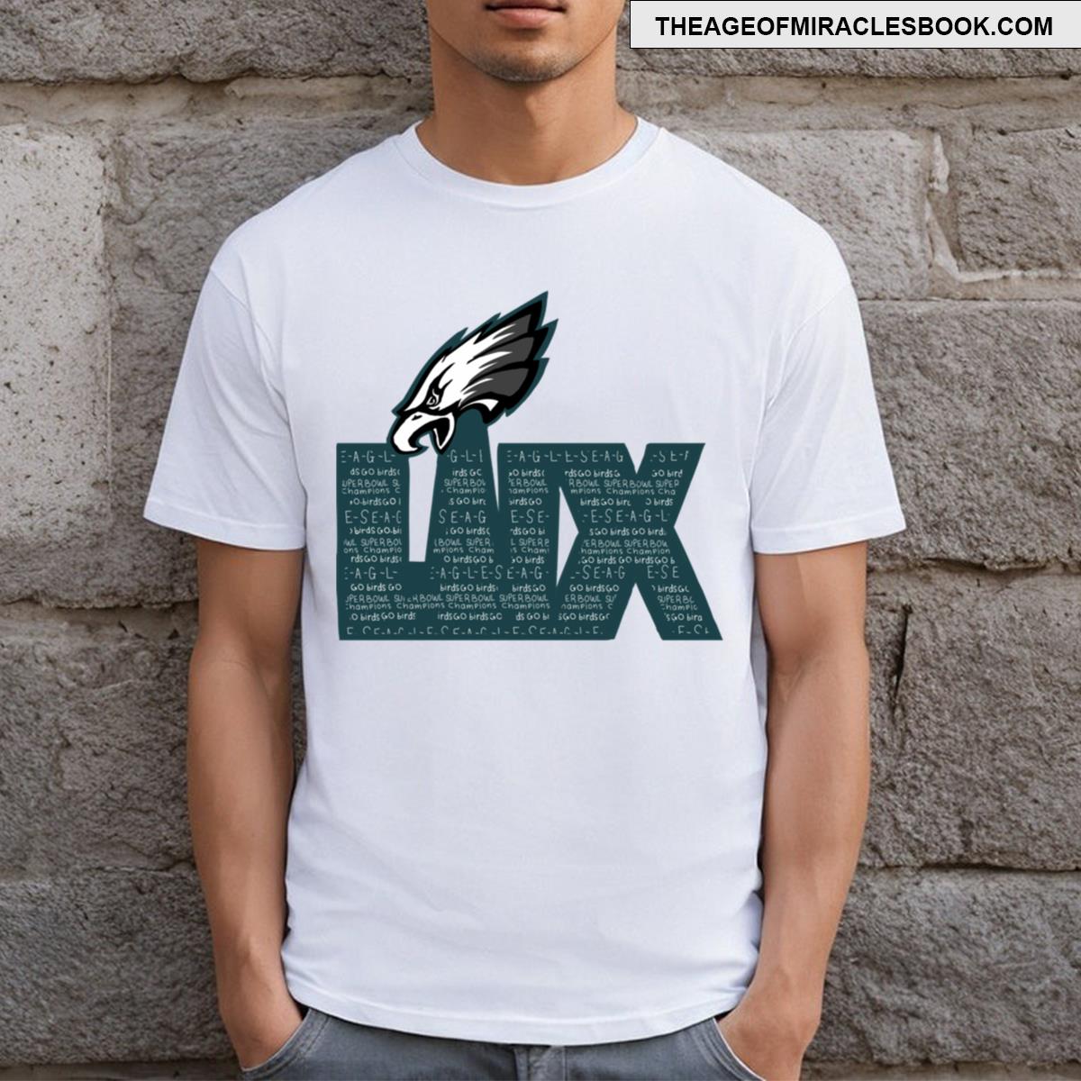 Eagles Superbowl Design T-shirt