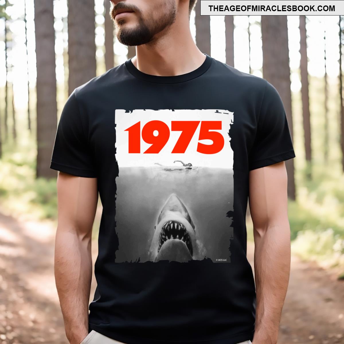 Jaws 1975 Fan Art T-shirt