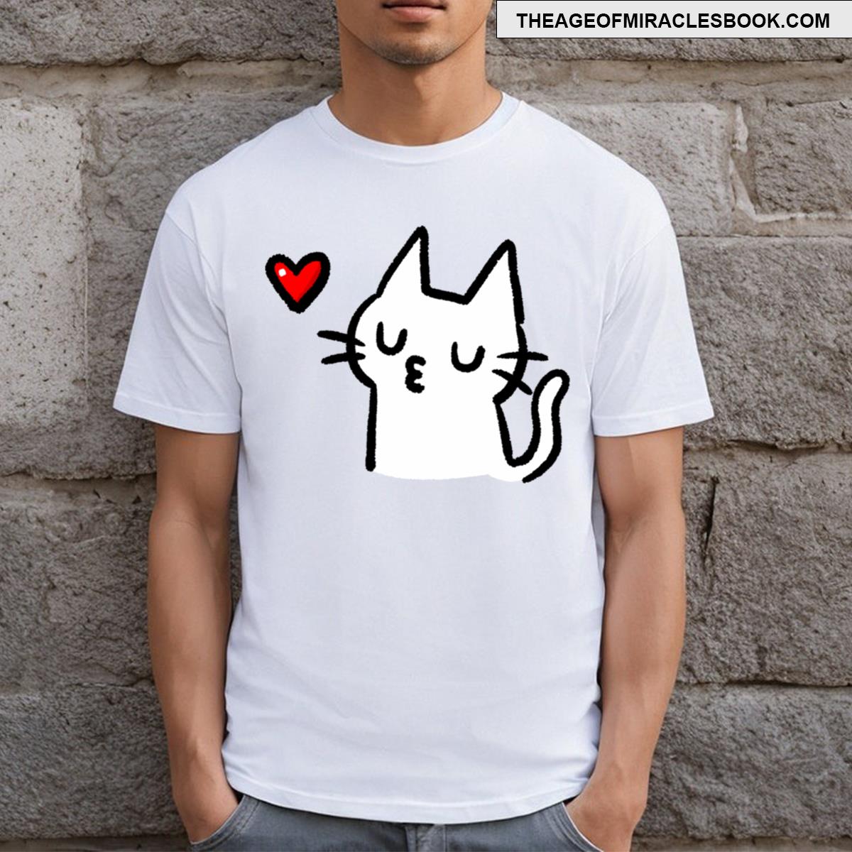 Kissing Cat T-shirt