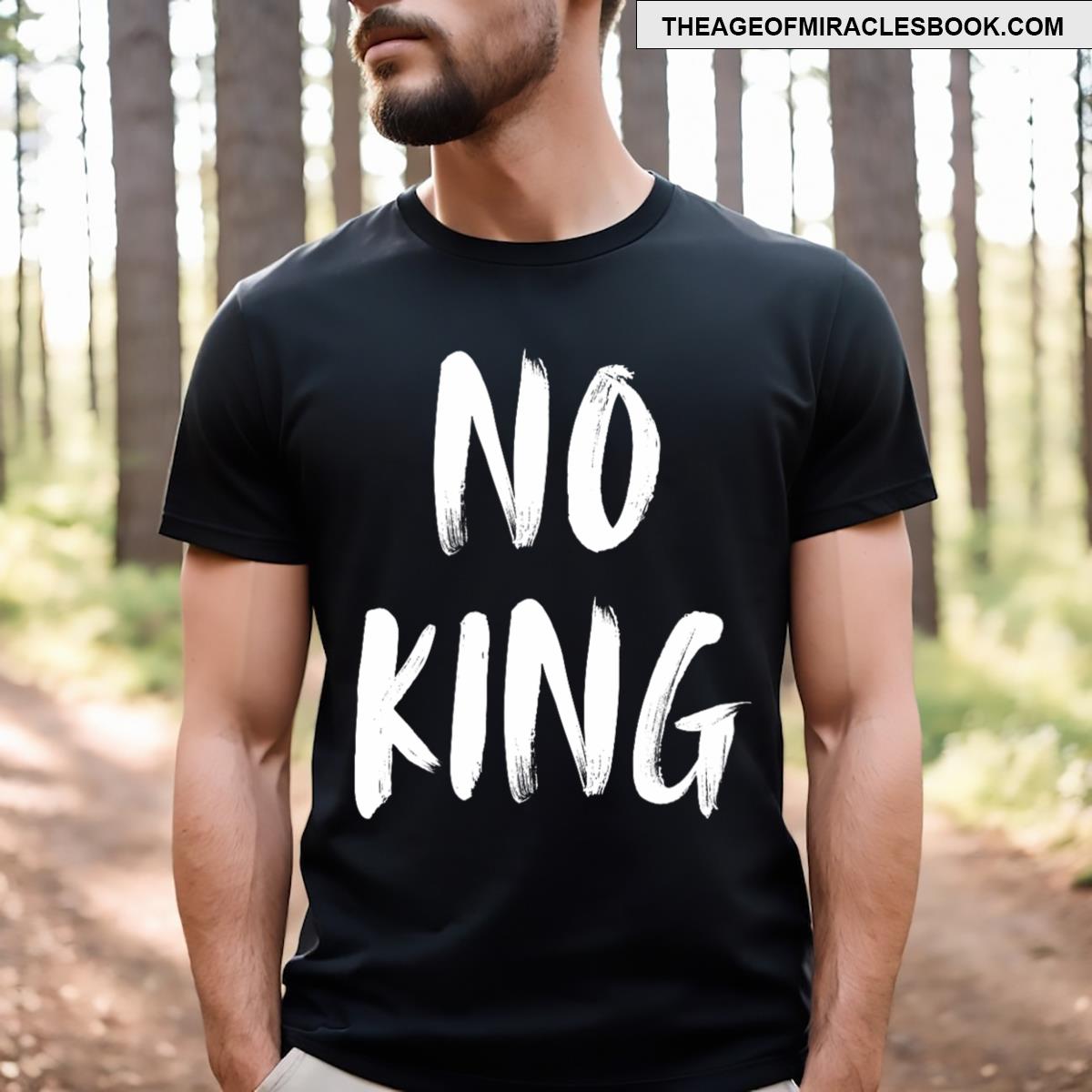 Save Our Democracy No Kings In America Statement T-shirt