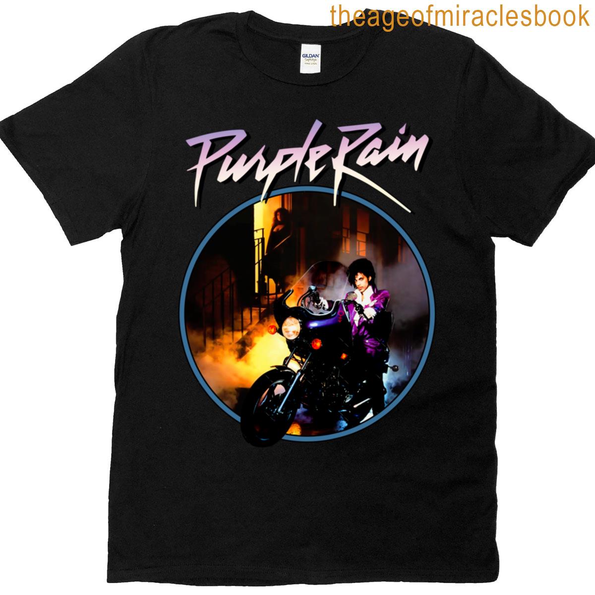 A Man Riding Motorcycle In Rain T-shirt A Man Riding Motorcycle In Rain T-shirt