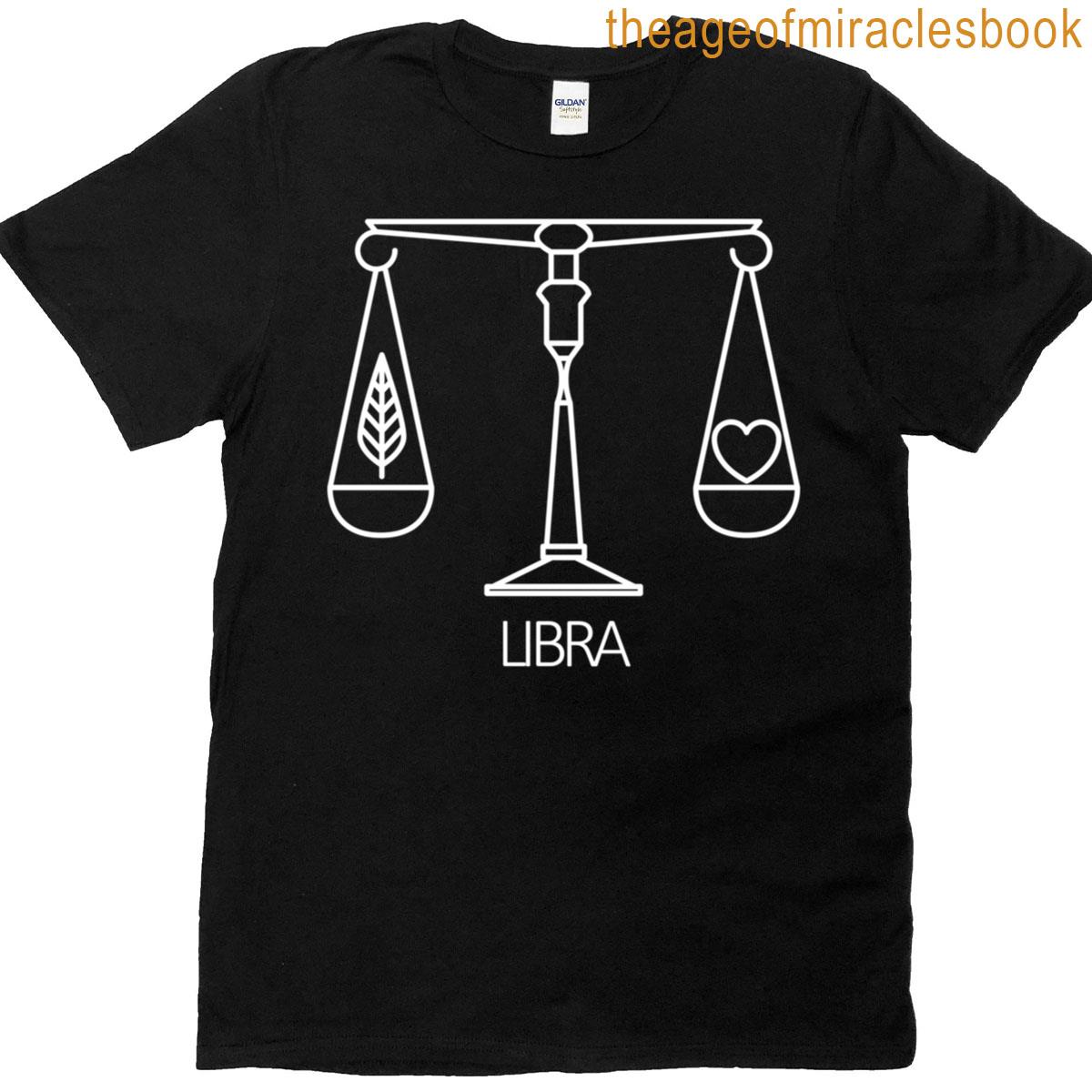 Libra Zodiac Sign White T-shirt