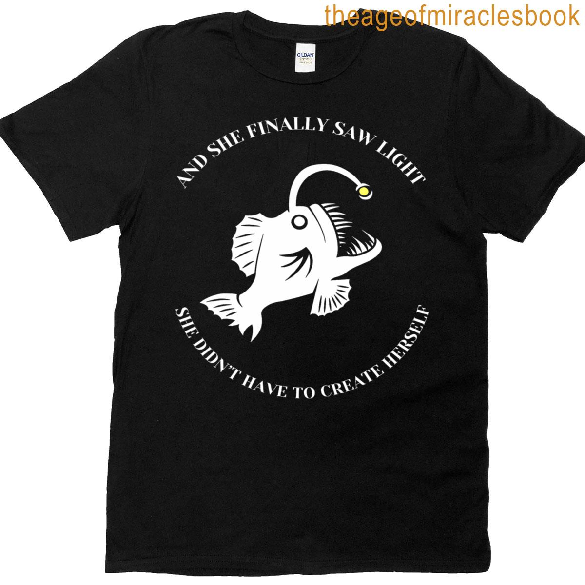Anglerfish Found The Light Angler Fish T-shirt