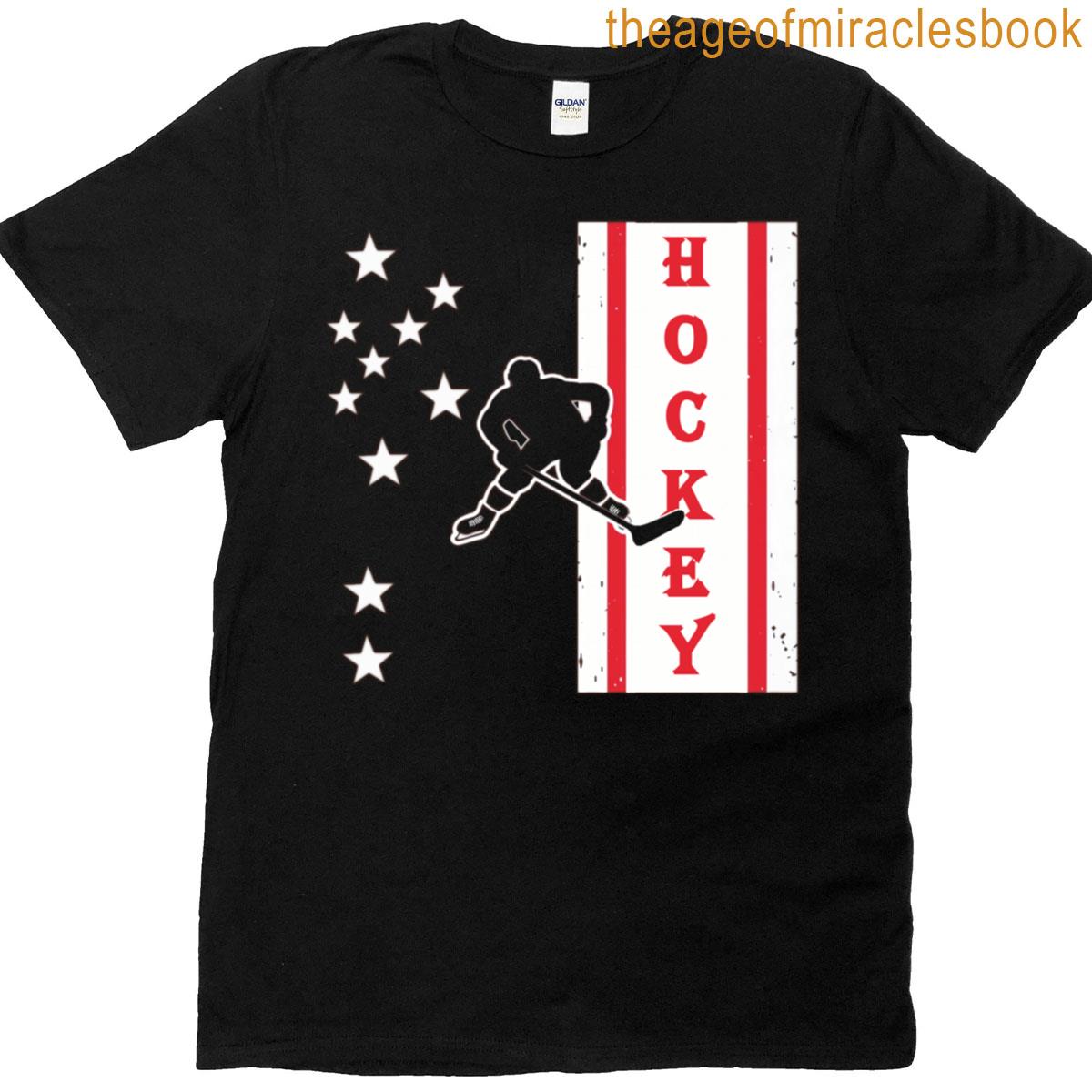Hockey Player In Action T-shirt