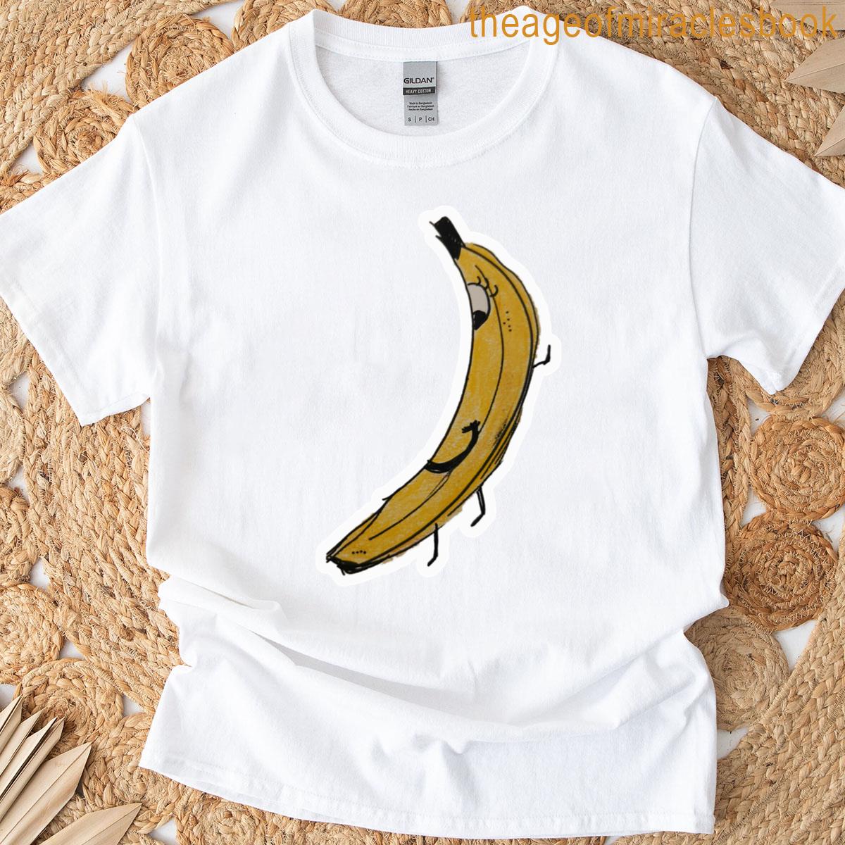 Banana Cartoon Drawing T-shirt