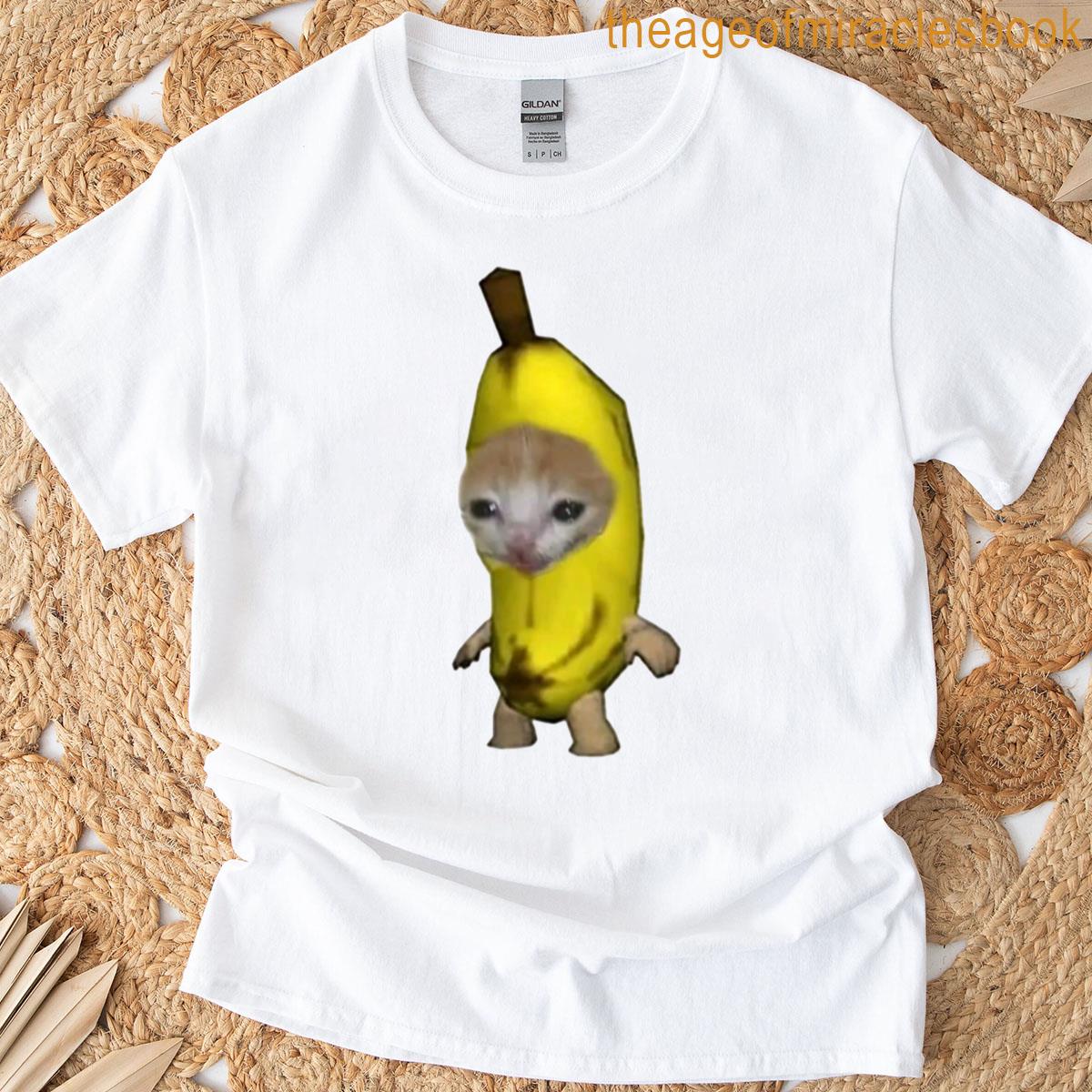 Banana Cat Meme T-shirt