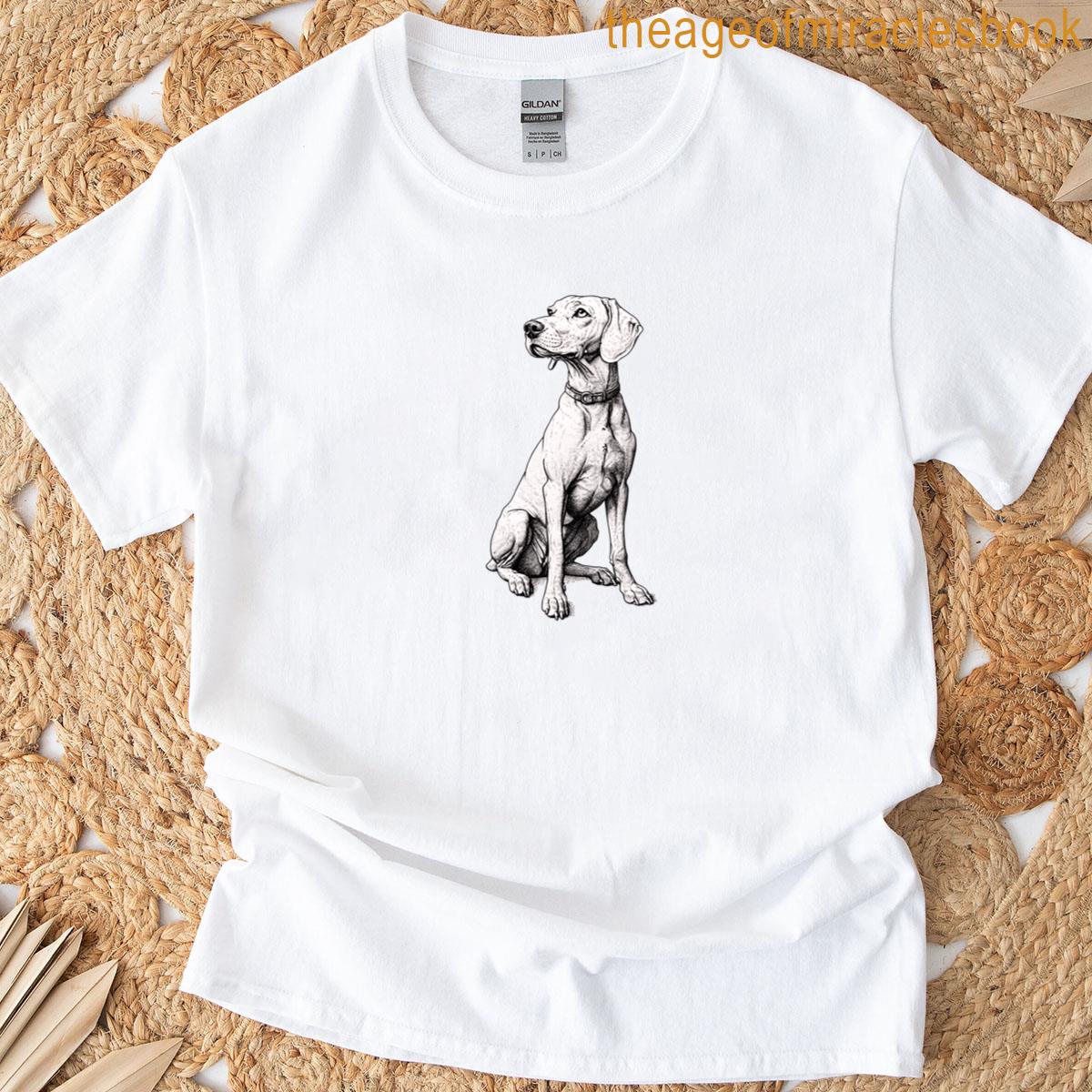 Black And White Vizsla T-shirt