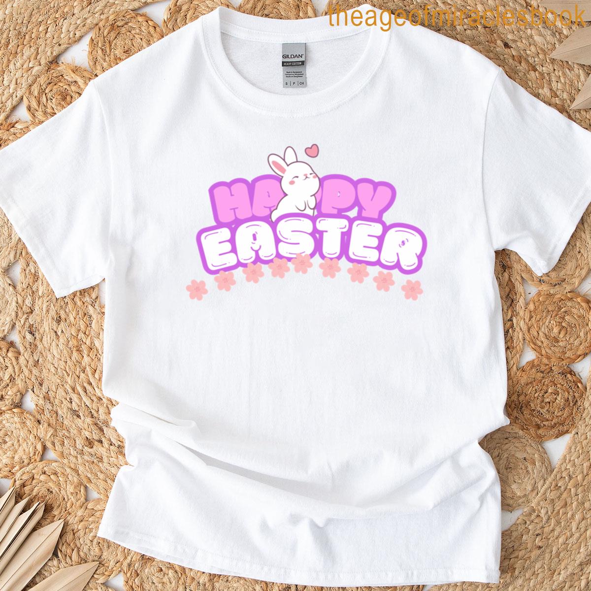 Happy Easter Unisex Tee Cute Easter Spring Celebration Apparel Easter Gift Casual Spring T-shirt