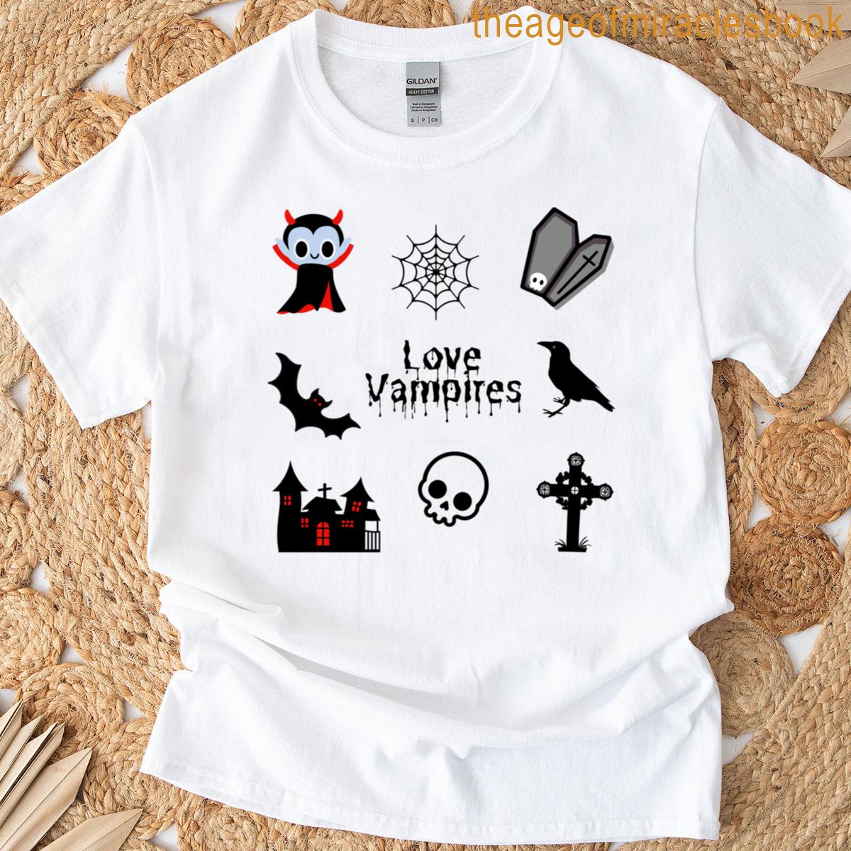 Vampires Symbols For Vampire Lovers T-shirt