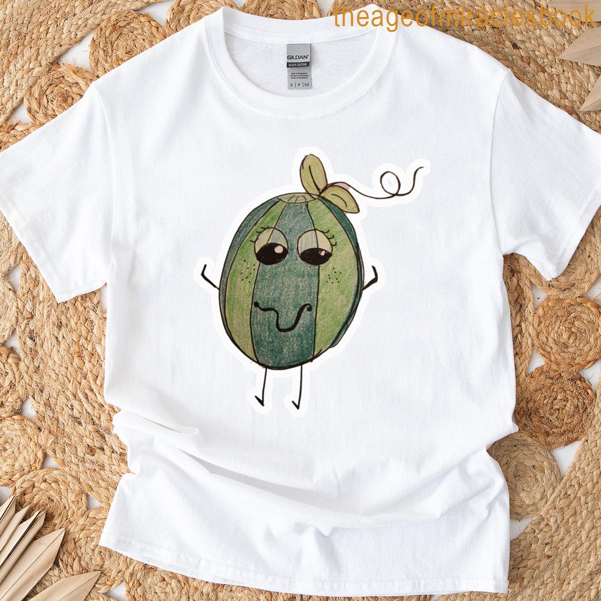 Watermelon Cartoon Drawing T-shirt