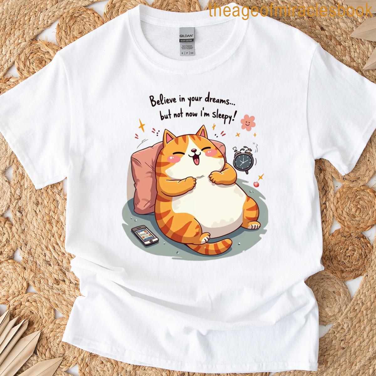 Cute Lazy Cat T-shirt