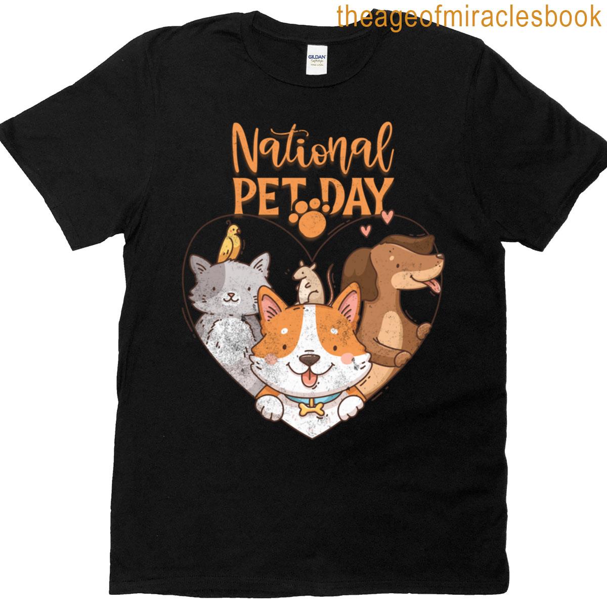 National Pet Day T-shirt