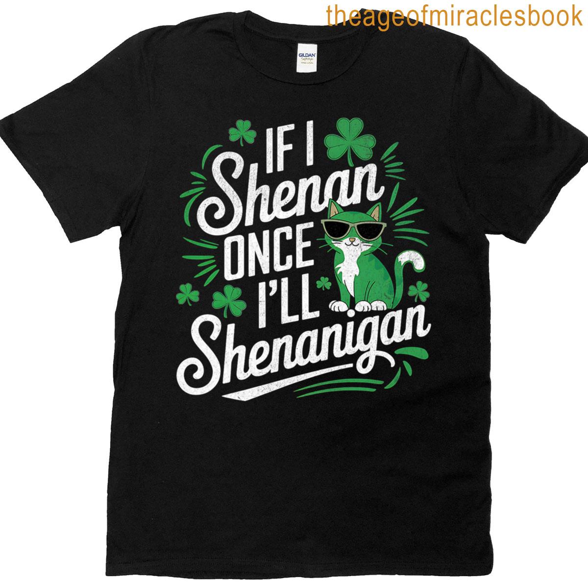 St Patricks Day Funny Quote Shenanigans T-shirt