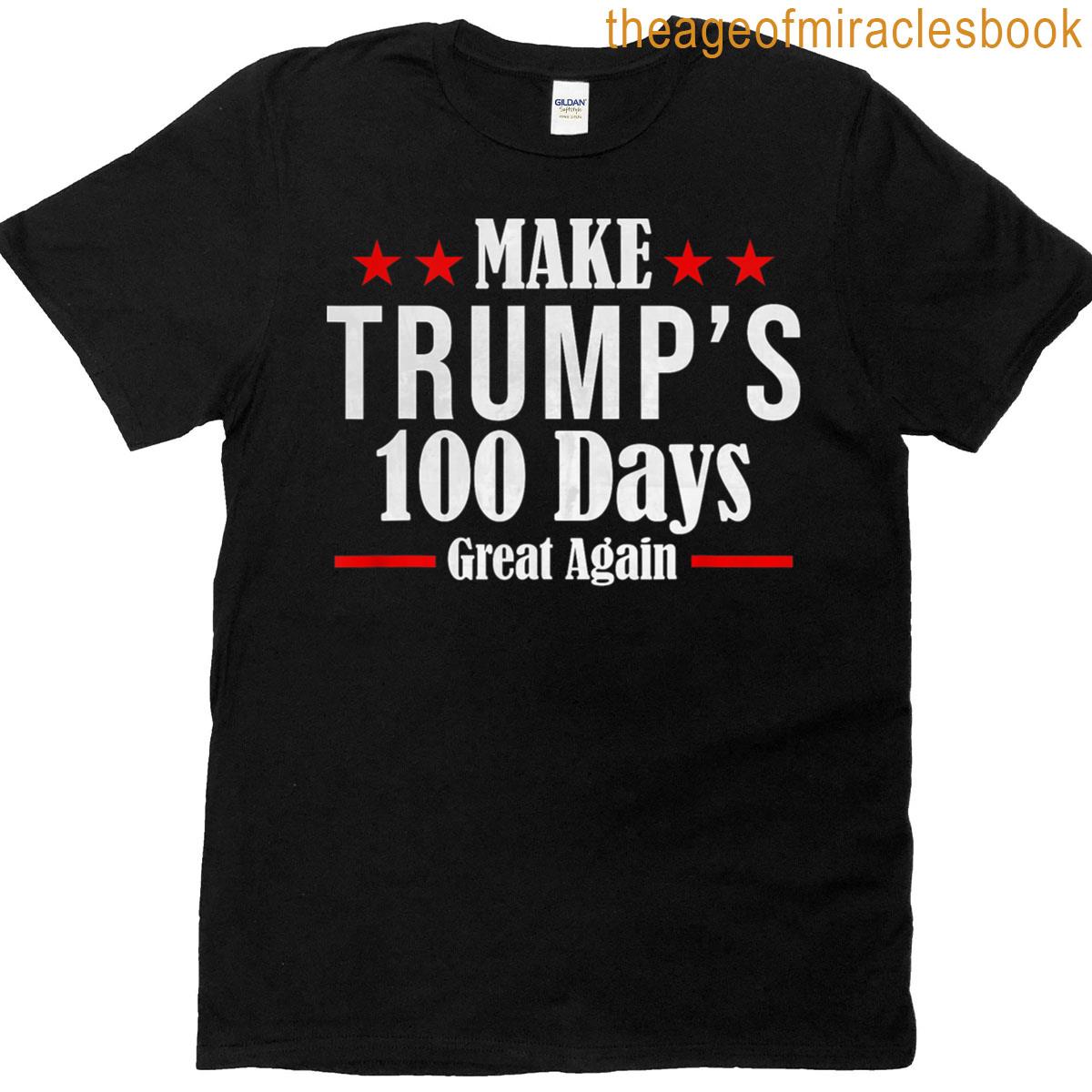 Trumps Great Again Jump Challenge Make 100 Days Count T-shirt