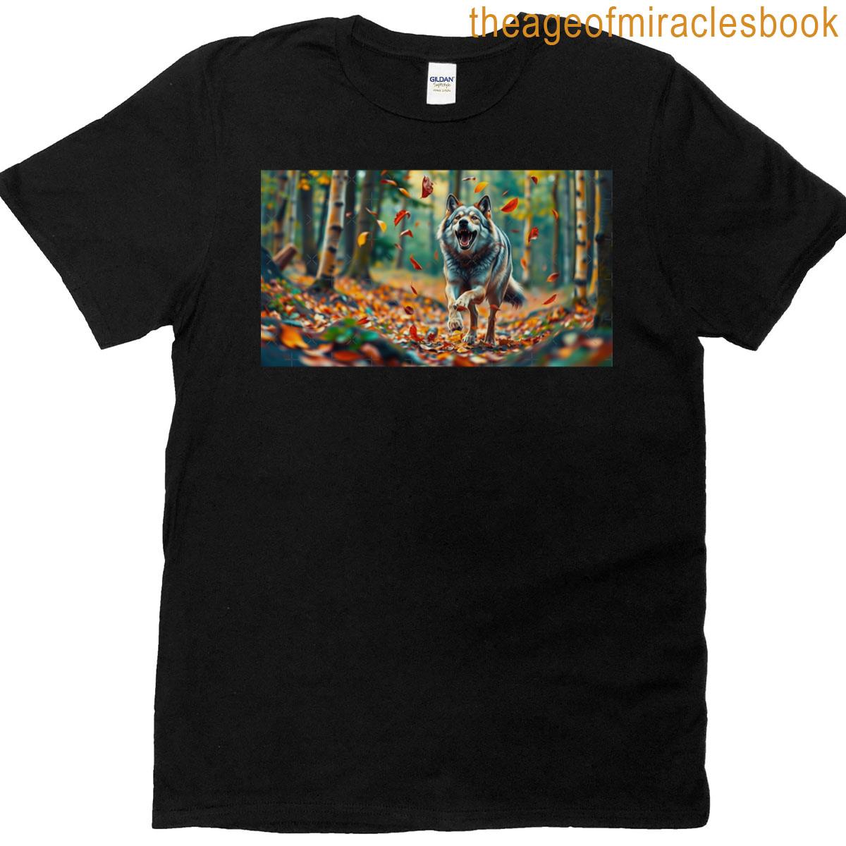 Wolfs Happy Gray Juggling Adventure T-shirt