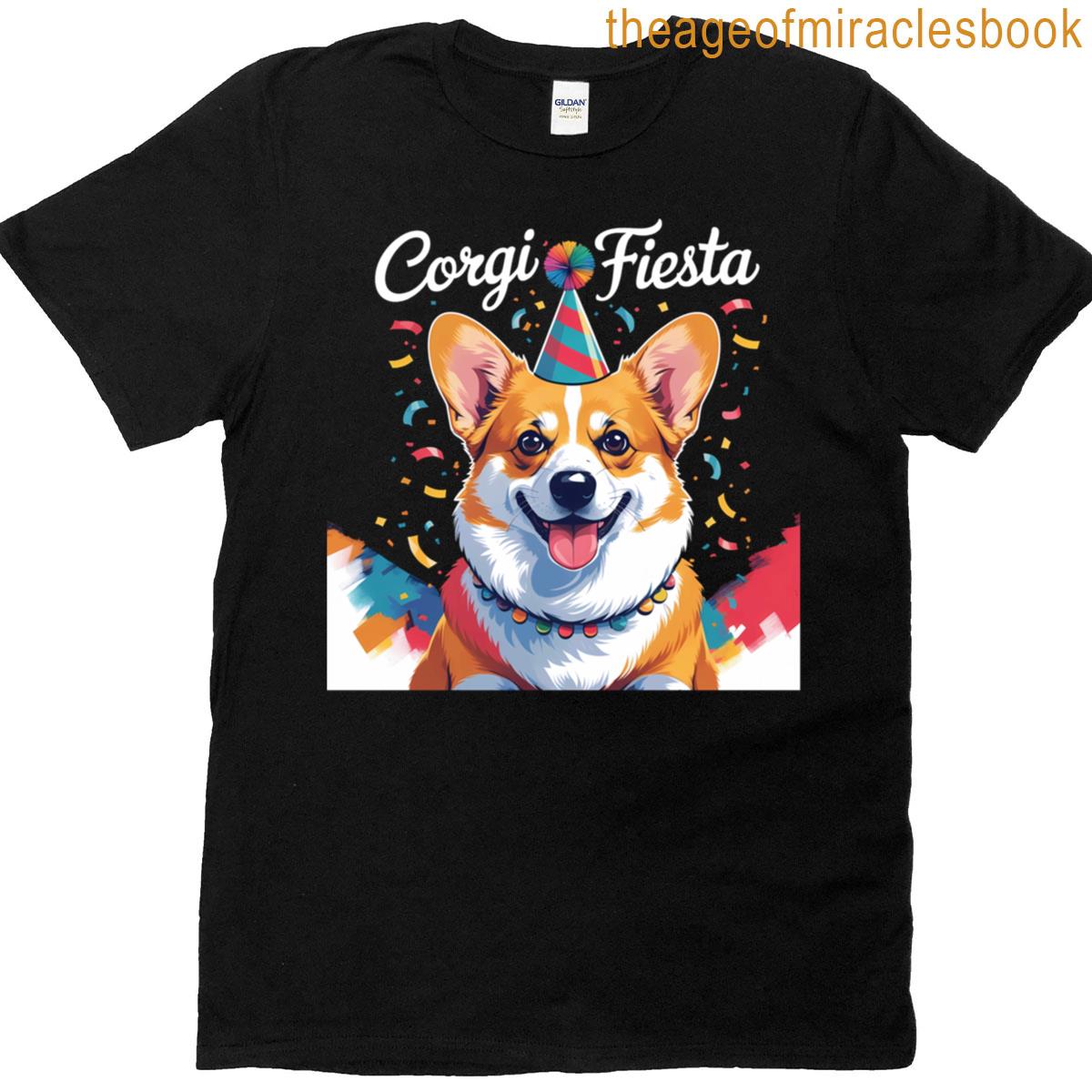 Corgi Fiesta T-shirt