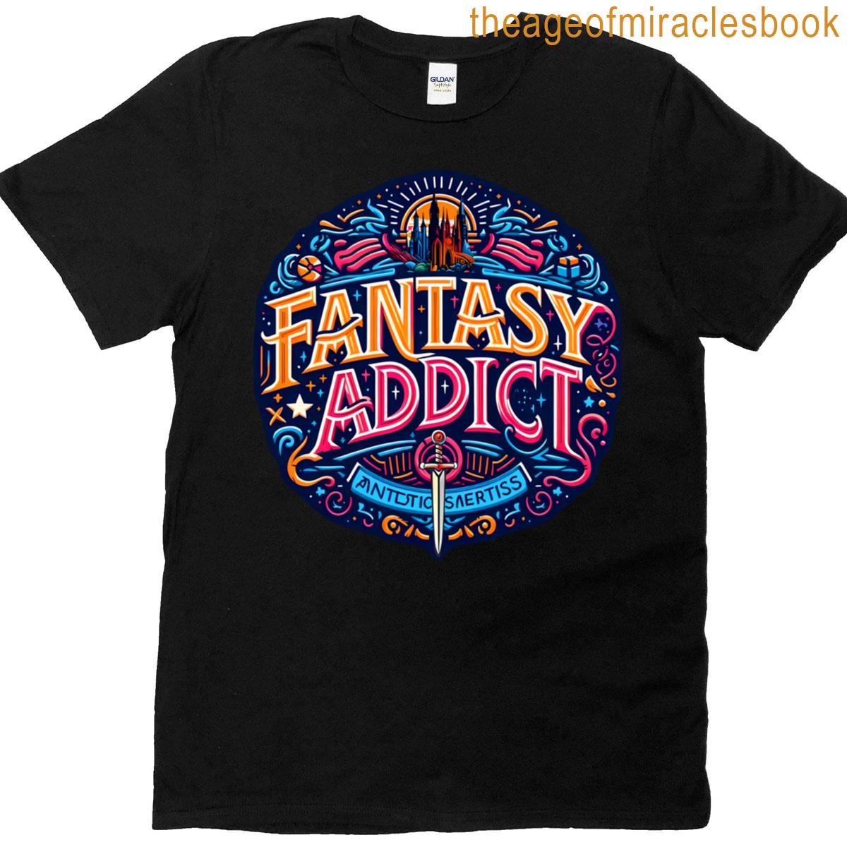 Fantasy Addict Typography T-shirt