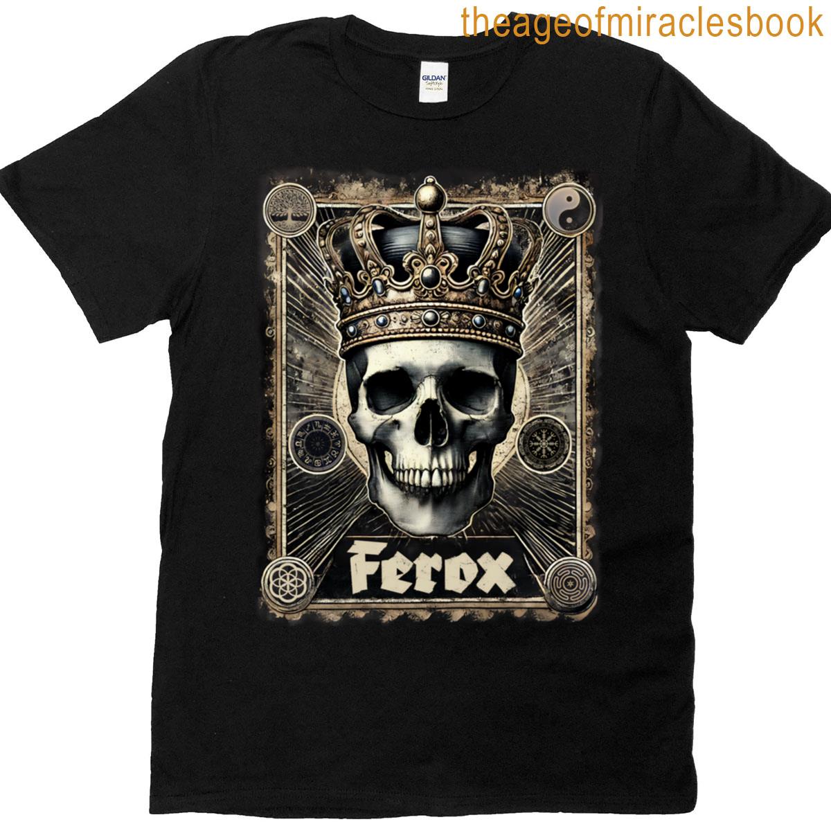 Ferox – Fierce Crowned Skull T-shirt