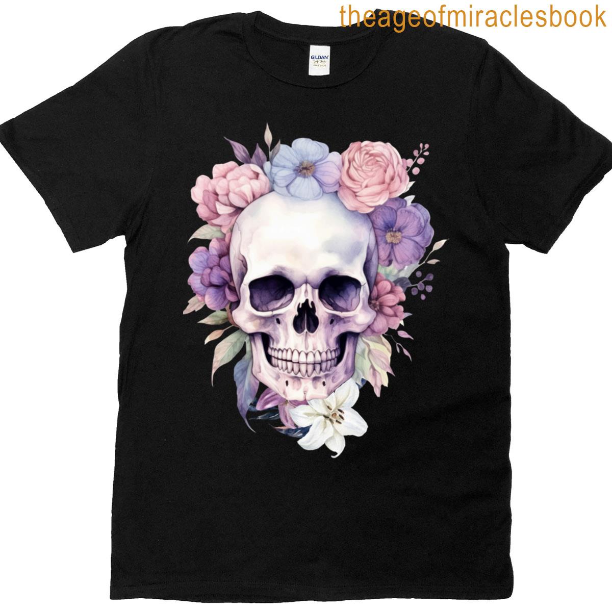 Pastel Goth Skull T-shirt