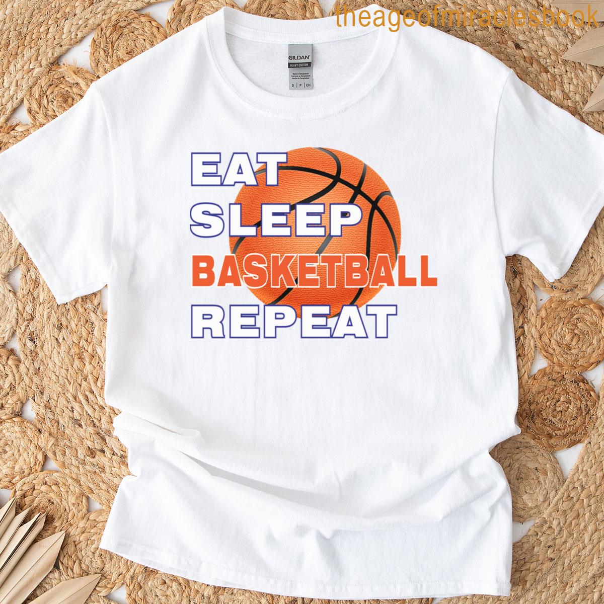 Eat Sleep Basketball Repeat T-shirt