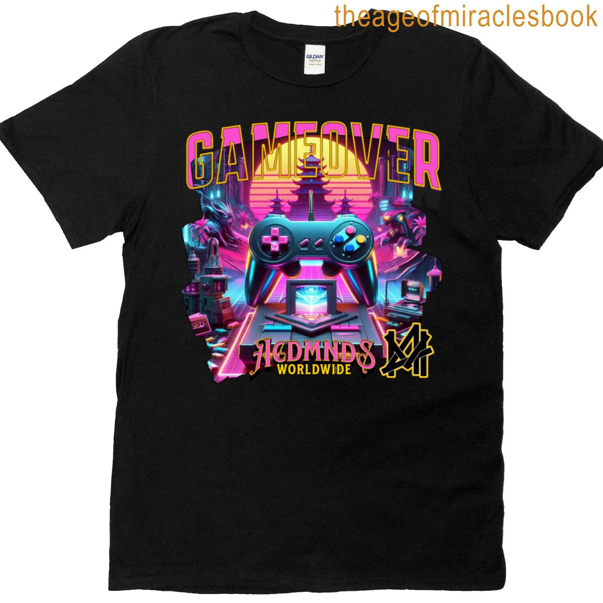 Game Over Cyberpunk Acdmnds T-shirt