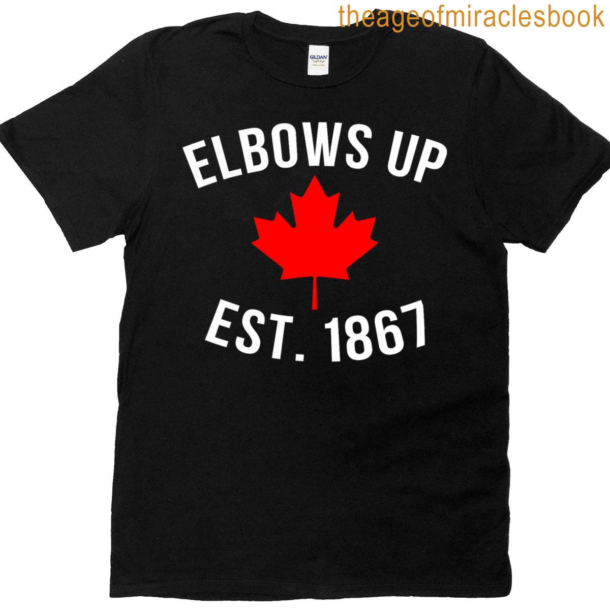 Pro Canada Elbows Up Established 1867 T-shirt