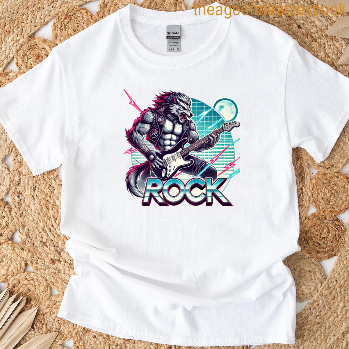 Wild Night Rocker Wolf T-shirt