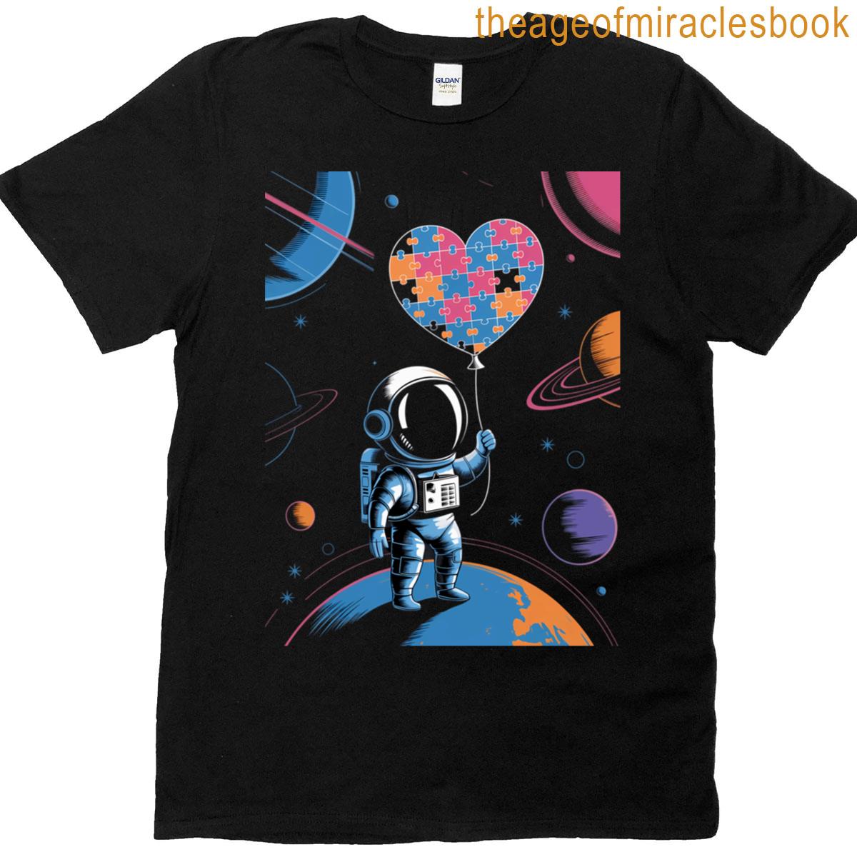 Autism Awareness Space T-shirt