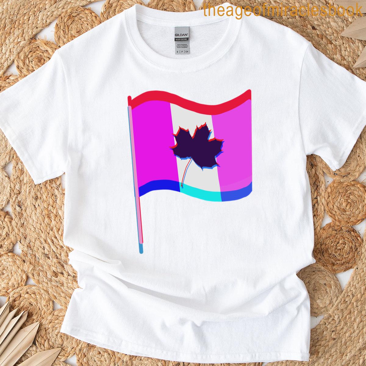 Bisexual Canadian Flag T-shirt