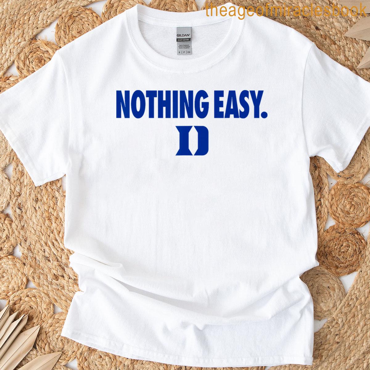 Dukes Nothing Easy Blue For Men T-shirt