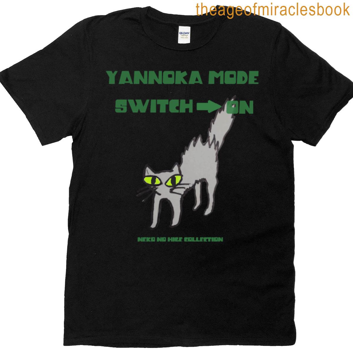 Neko No Hige Collection Energetic Cat Mode Switch T-shirt
