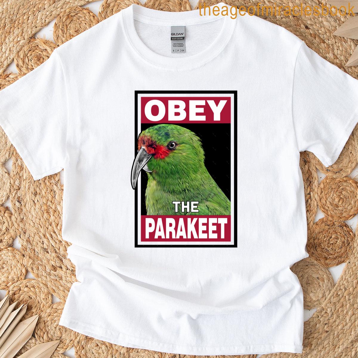 Obey The Slender Billed Parakeet T-shirt