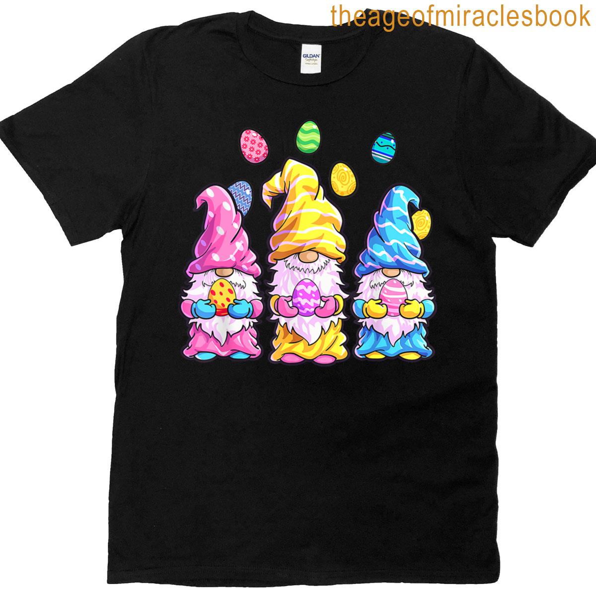 Gnome Easter Easter Outfit Easter Girls T-shirt