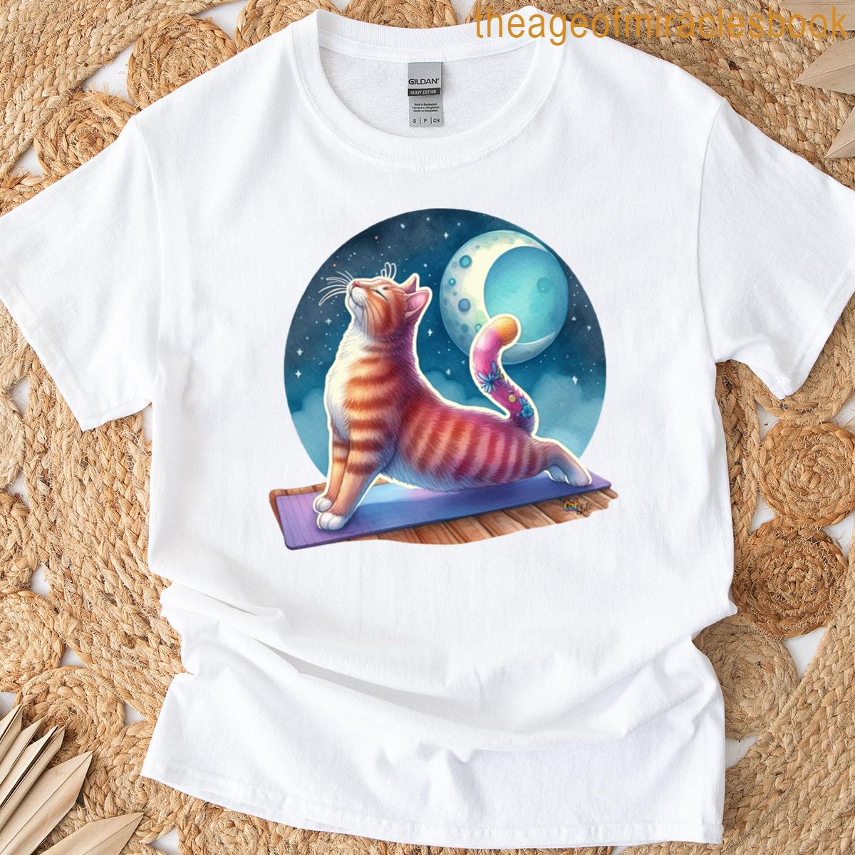 Moon Salutation Kitty T-shirt