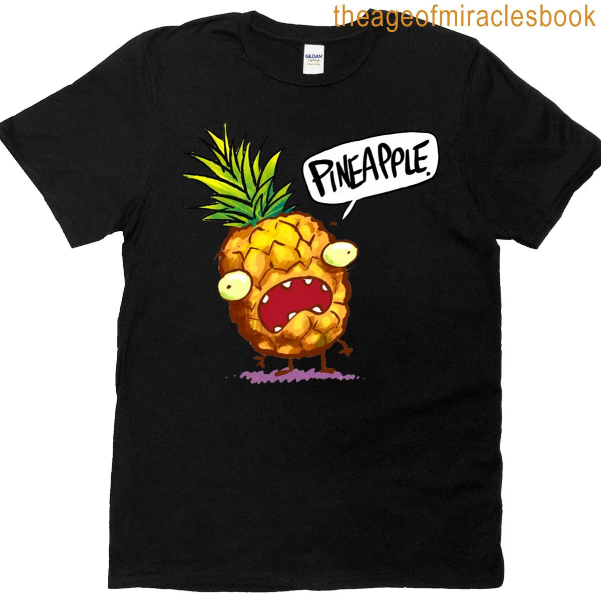 Retro Fruit Lover Funny Pineapple Cute Meme T-shirt