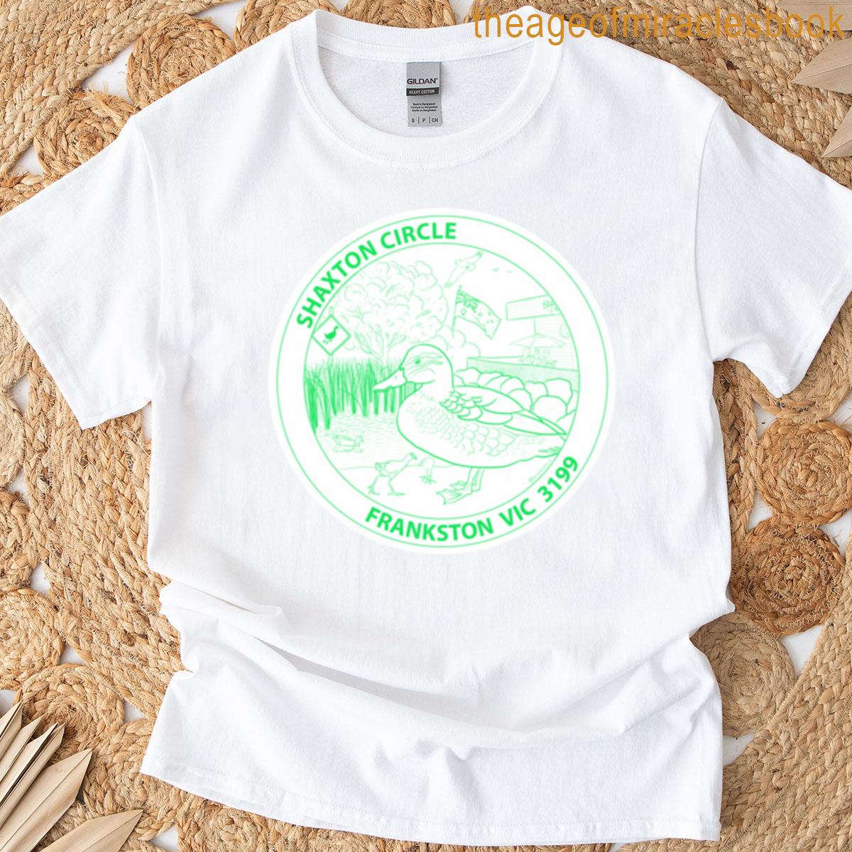 Shaxton Circle Postmark Green T-shirt