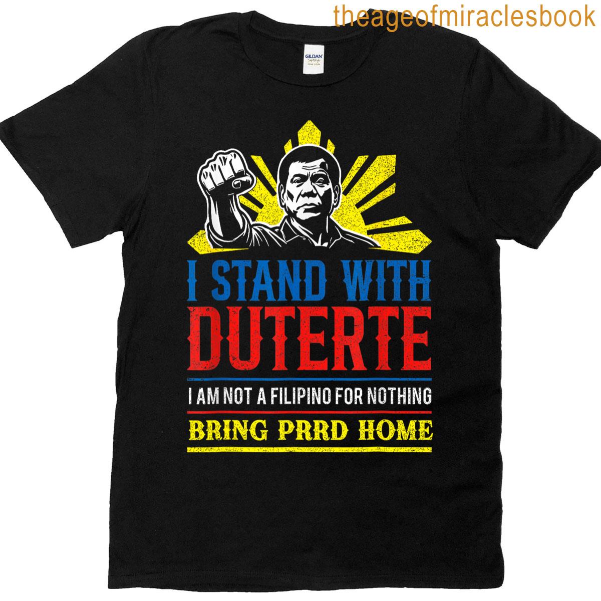 Support Duterte – Stand With Duterte Against Icc Charges T-shirt