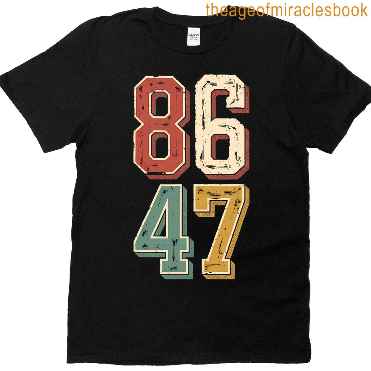 8647 Retro 86 47 T-shirt