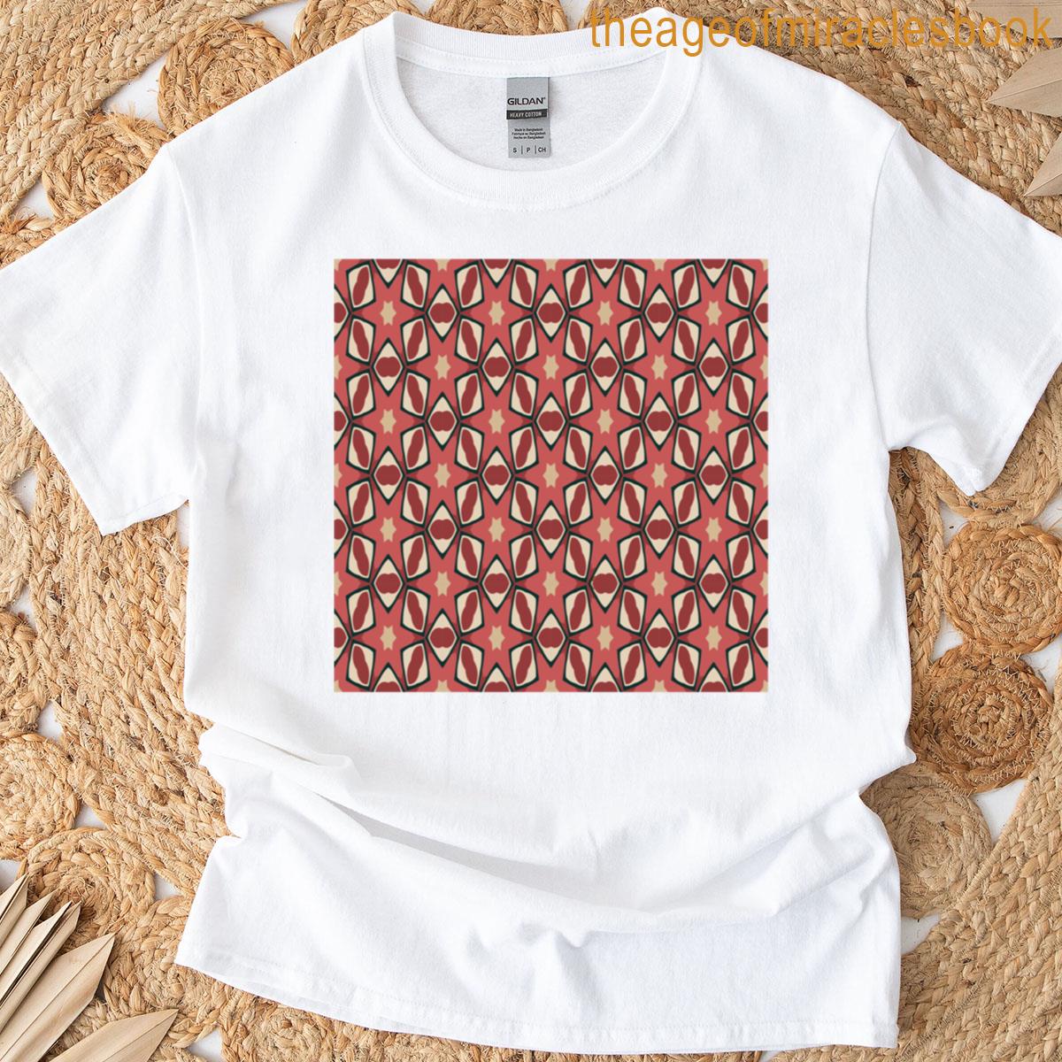 Bold Geometric Starburst Pattern T-shirt