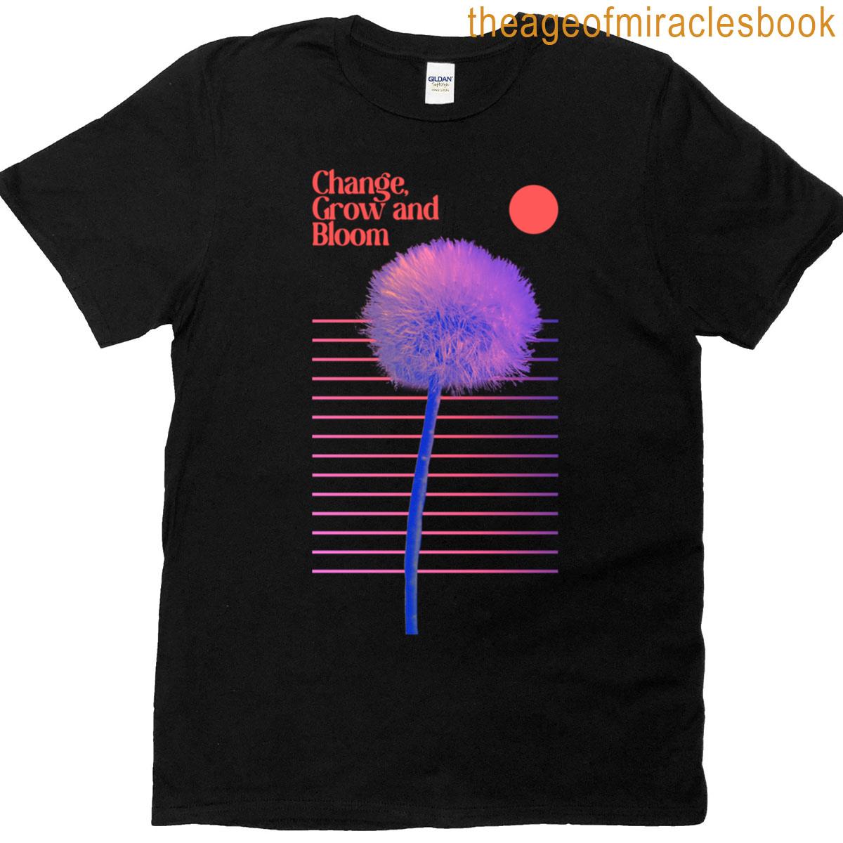 Change Grow And Bloom Purple T-shirt