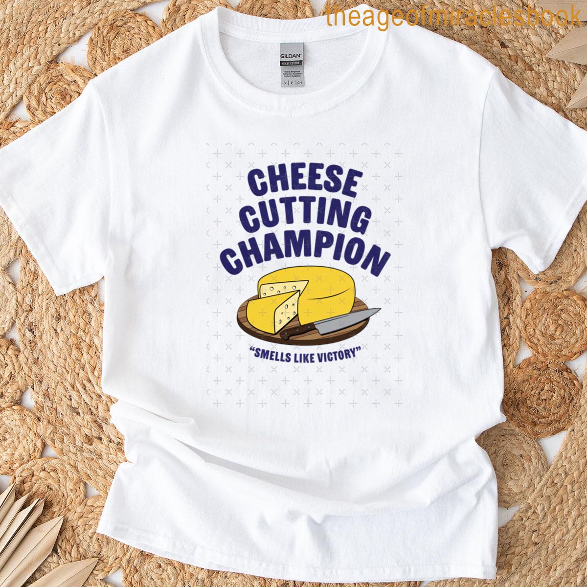 Cheese Cutting Champion T-shirt