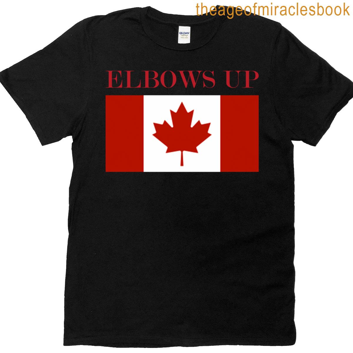 Elbows Up Canada Flag Essential T-shirt