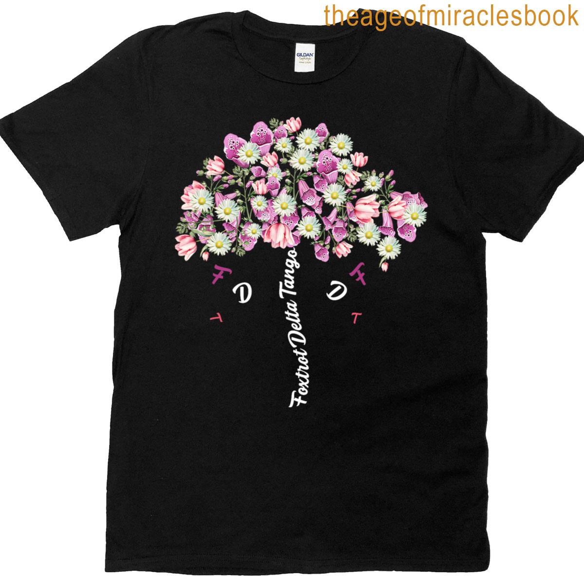 Flower Foxglove Daisy Tulip Subtle T-shirt