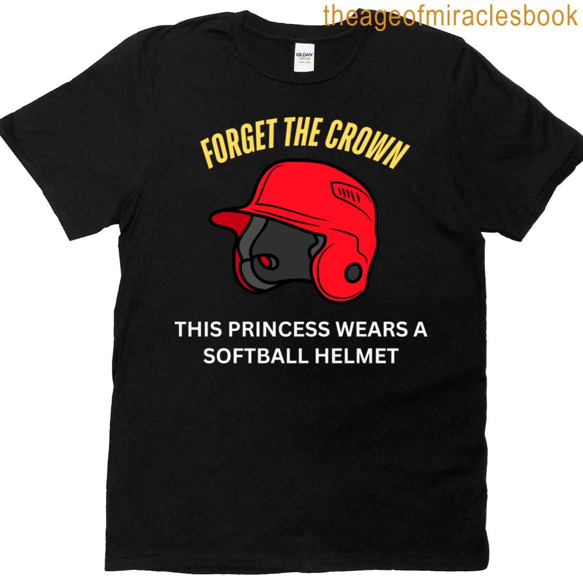 Classic Softball Princess Crown T T-shirt