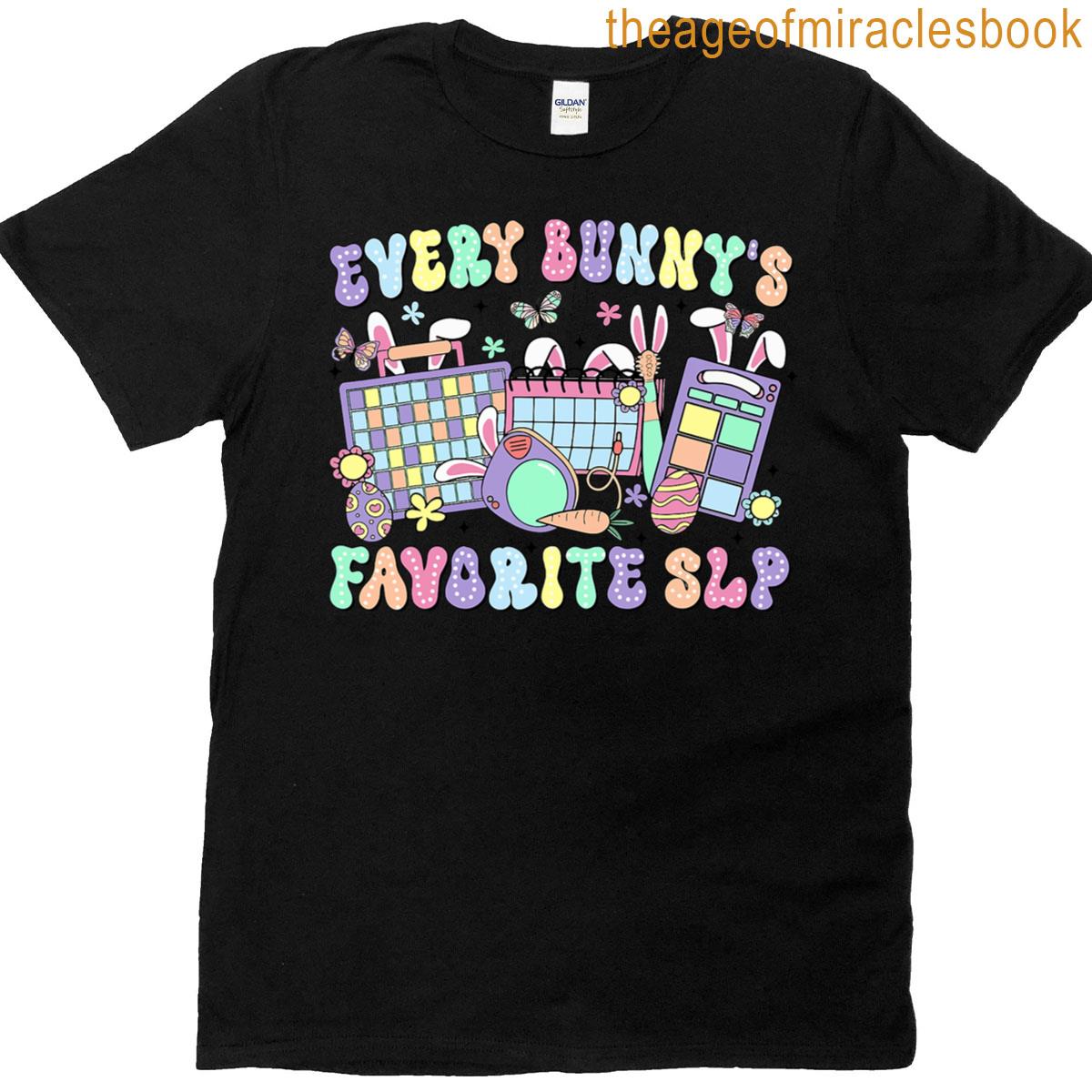 Everyone Communicates Differently Easter Speech Therapy Slp T-shirt
