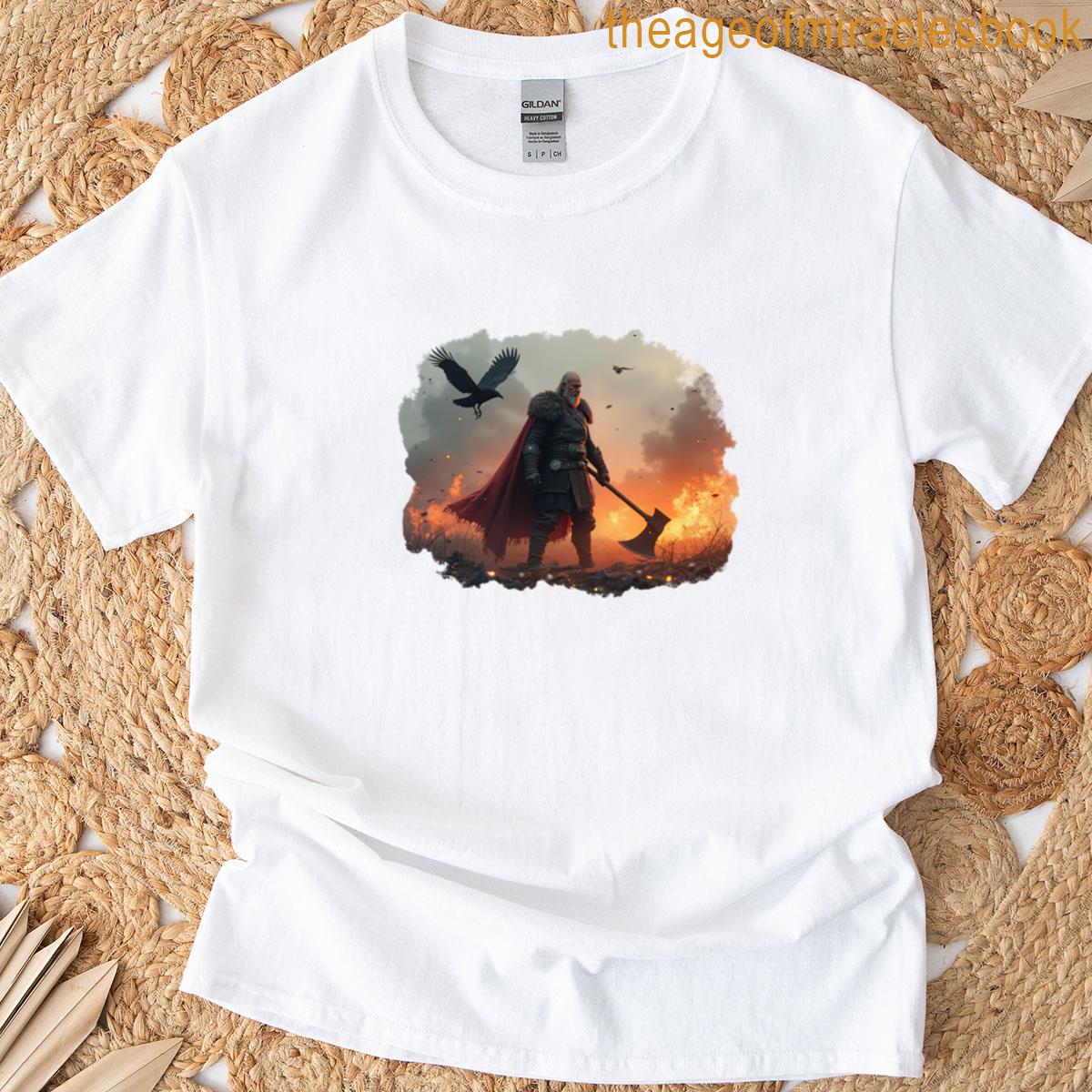 Viking Warrior In Battle T-shirt Viking Warrior In Battle T-shirt