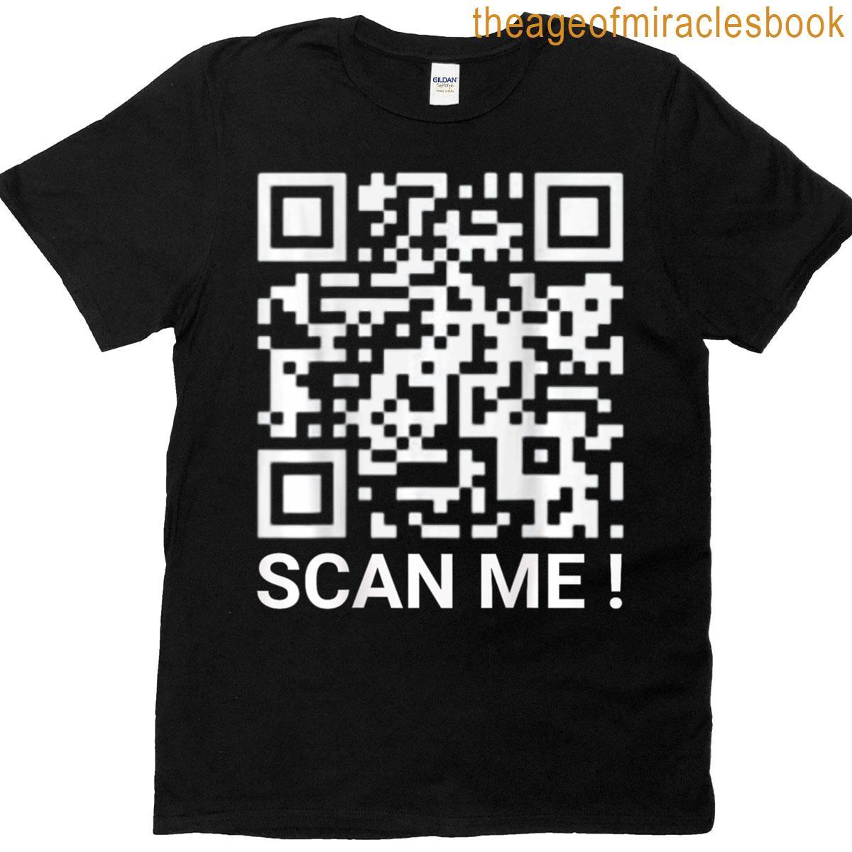 Hes Back Trump President Qr Code T-shirt