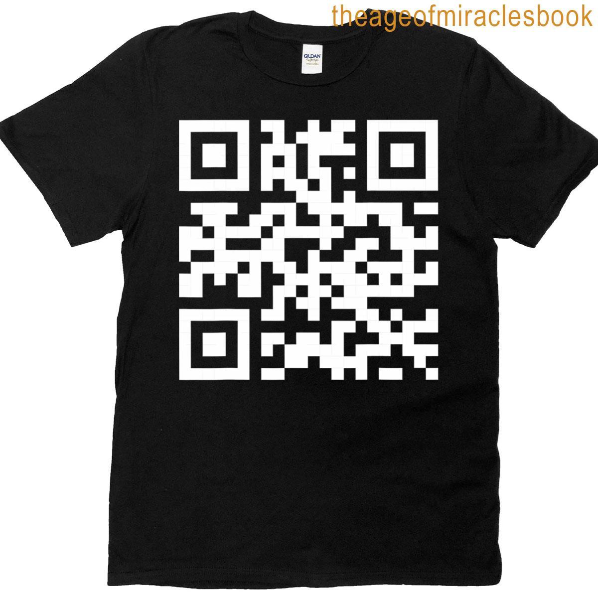 President Trumps Back Funny Hes Code Qr T-shirt